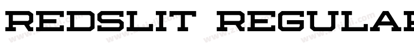 Redslit Regular字体转换 Redslit Regular字体转换
